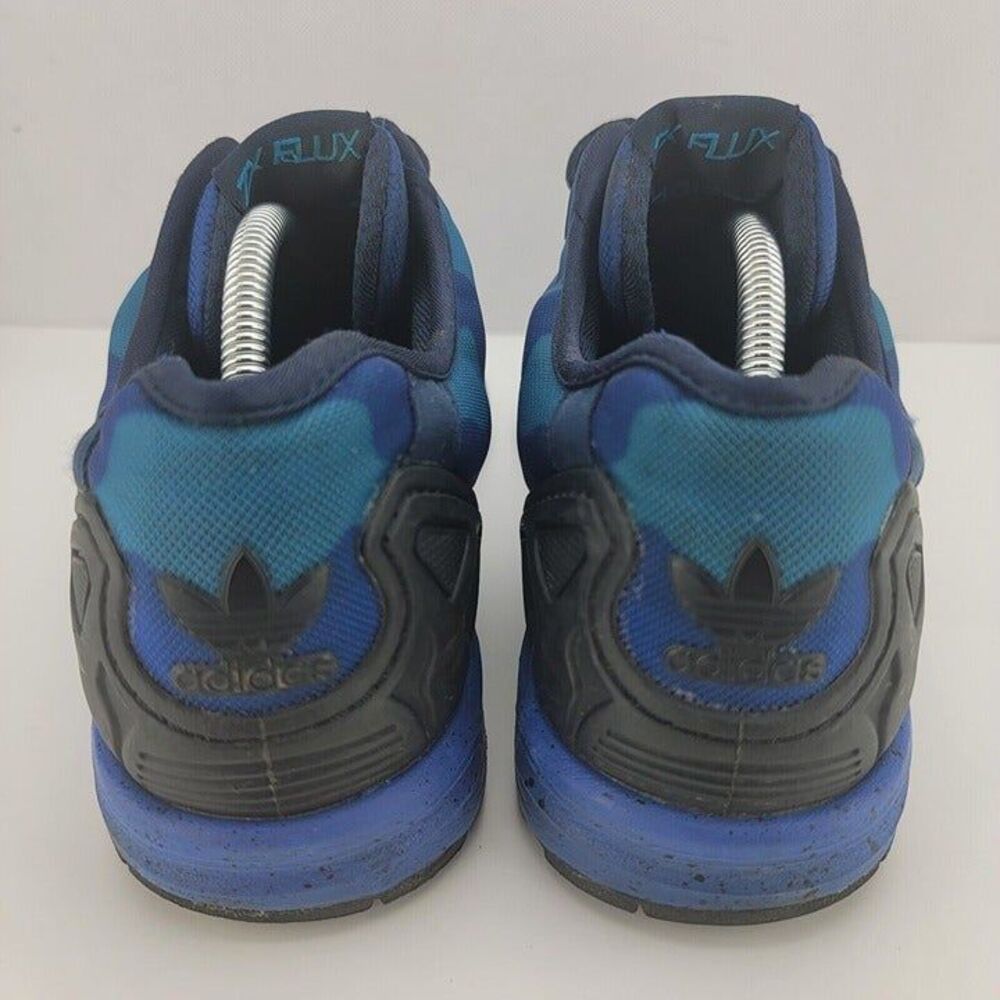 ADIDAS Mens Size 10 Blue Camo ZX FLUX DECON Sneakers M19684 - Picture 6 of 9